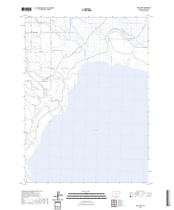 West Side, OR — USGS 7.5-minute topo (2023)