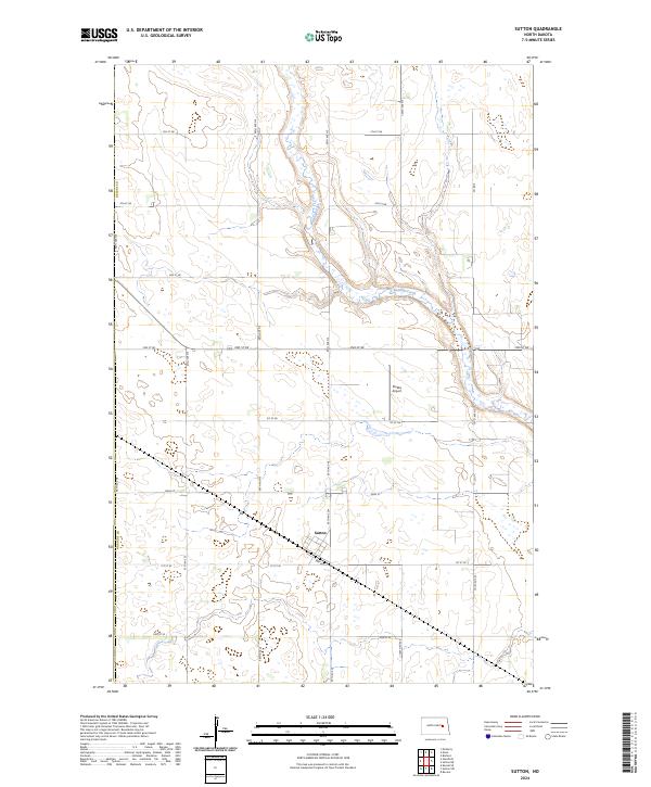Sutton, ND — USGS 7.5-minute topo (2024)