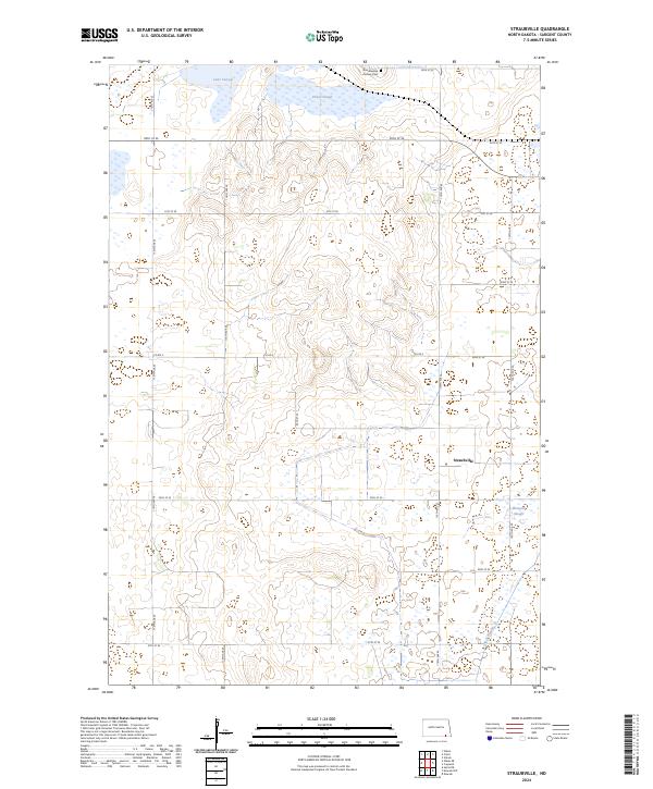 Straubville, ND — USGS 7.5-minute topo (2024)