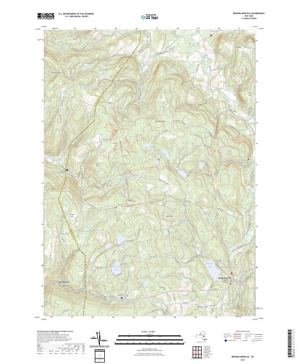 Rensselaerville, NY — USGS 7.5-minute topo (2023)