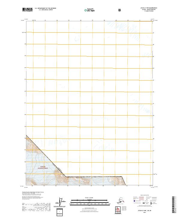Atlin A-7 NW, AK-BC — USGS 7.5-minute topo (2021)