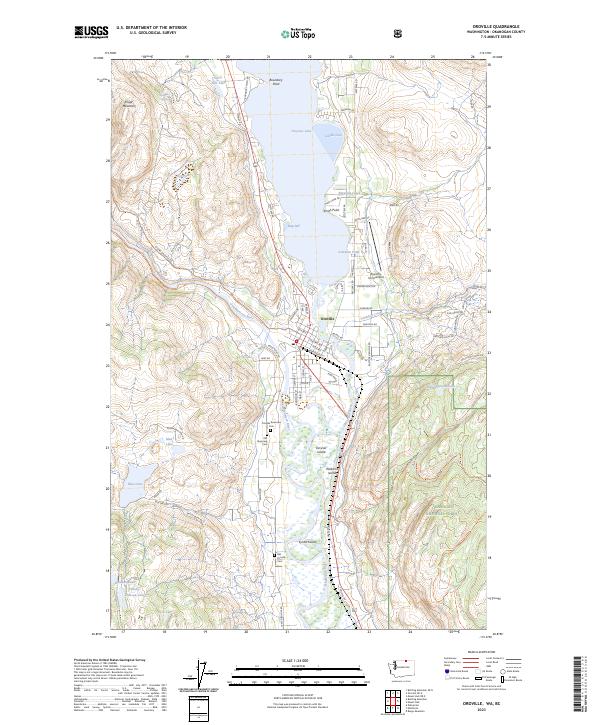 Oroville, WA-BC — USGS 7.5-minute topo (2023)