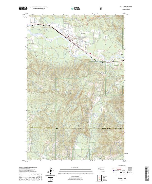 Gold Bar, WA — USGS 7.5-minute topo (2023)