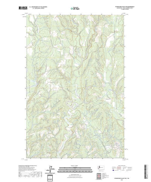 Wynoochee Valley NE, WA — USGS 7.5-minute topo (2023)