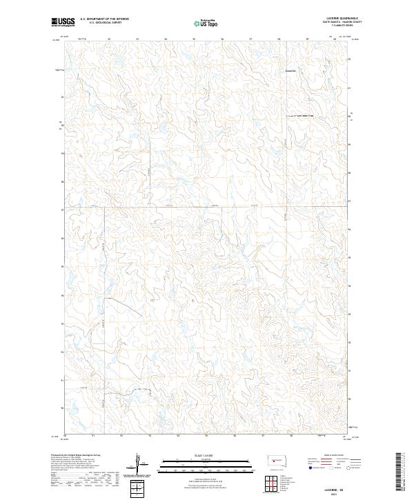 Lucerne, SD — USGS 7.5-minute topo (2021)