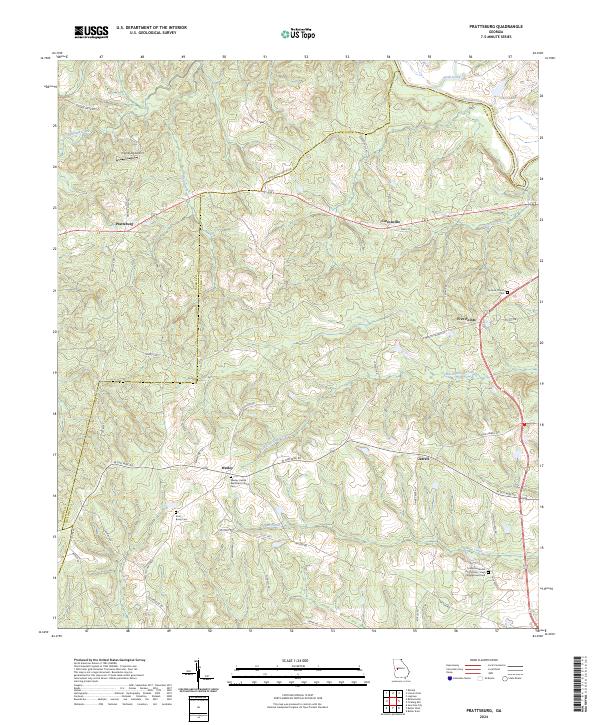 Prattsburg, GA — USGS 7.5-minute topo (2024)