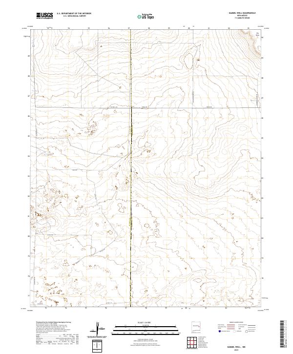 Gammil Well, NM — USGS 7.5-minute topo (2023)