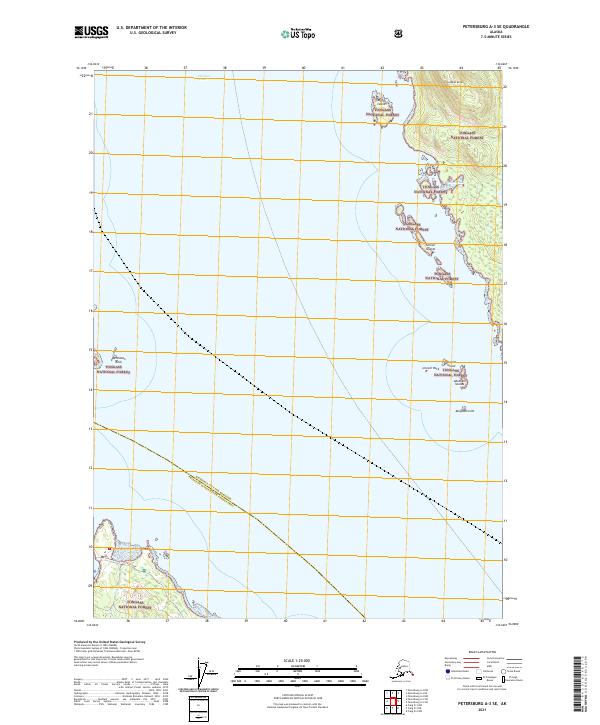 Petersburg A-3 SE, AK — USGS 7.5-minute topo (2021)