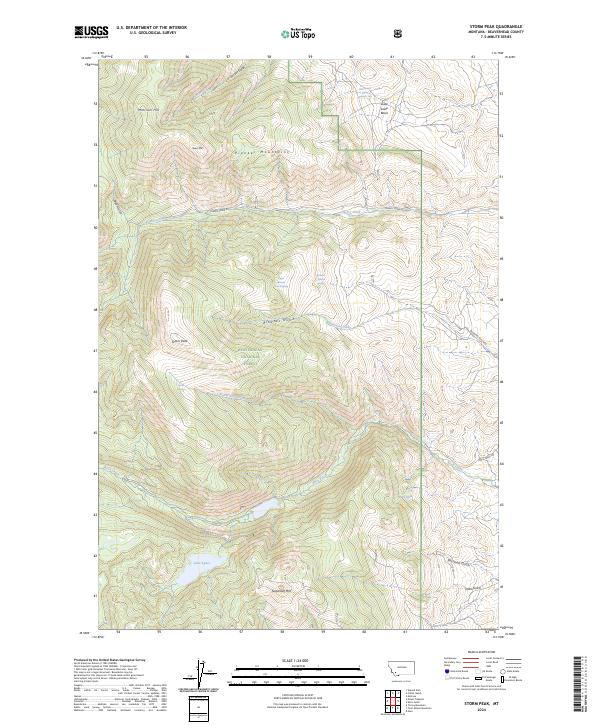 Storm Peak, MT — USGS 7.5-minute topo (2024)