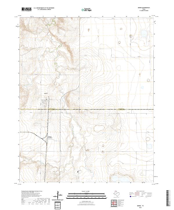 Morse, TX — USGS 7.5-minute topo (2022)