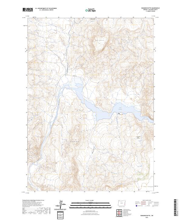 Diamond Butte, OR — USGS 7.5-minute topo (2024)