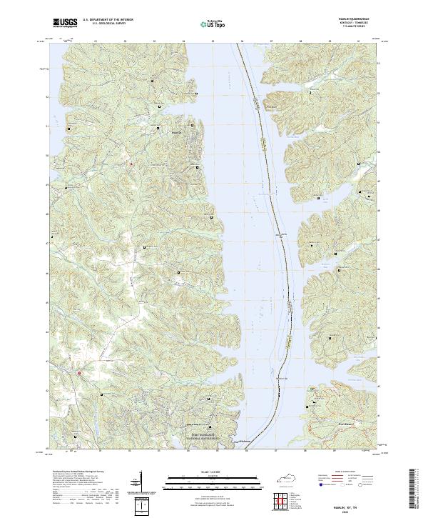 Hamlin, KY-TN — USGS 7.5-minute topo (2022)