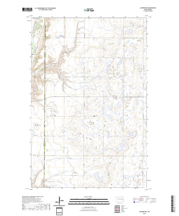 Luverne NW, ND — USGS 7.5-minute topo (2024)