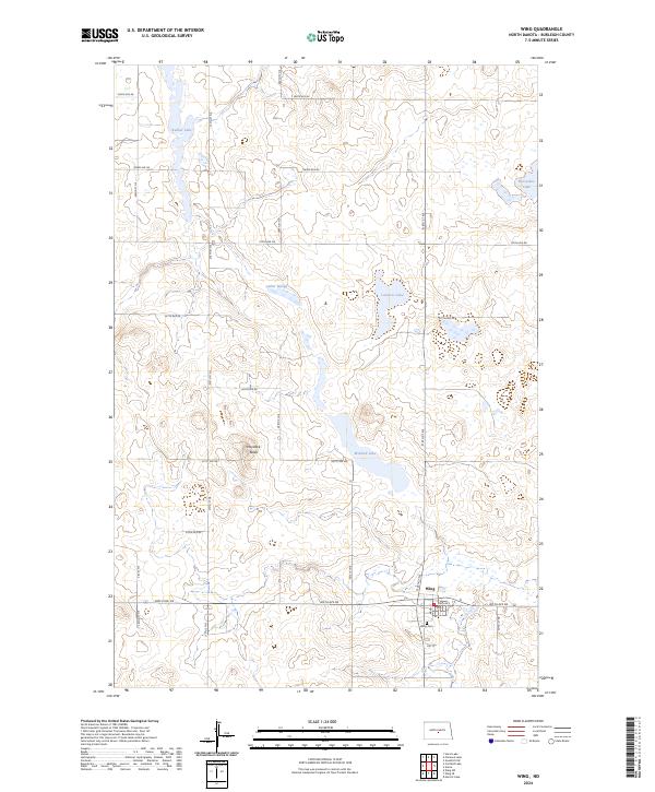 Wing, ND — USGS 7.5-minute topo (2024)