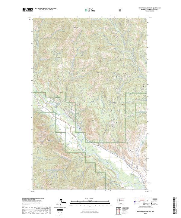 Rendevous Mountain, WA — USGS 7.5-minute topo (2023)