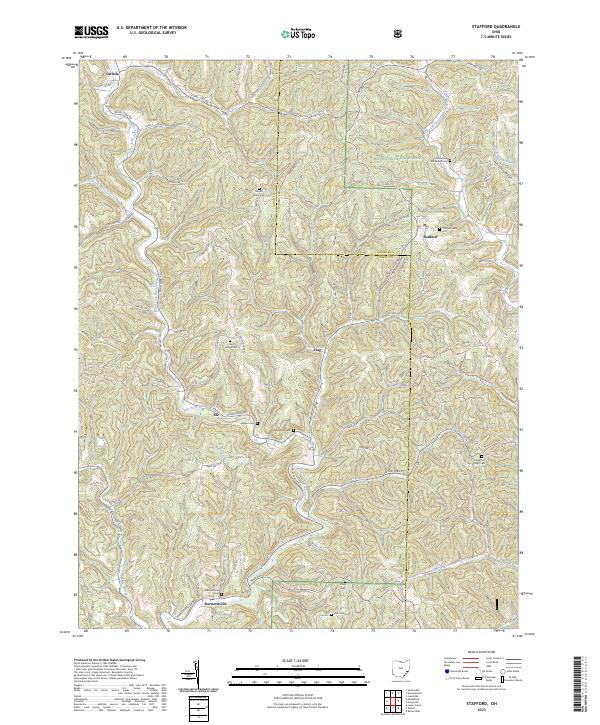 Stafford, OH — USGS 7.5-minute topo (2023)