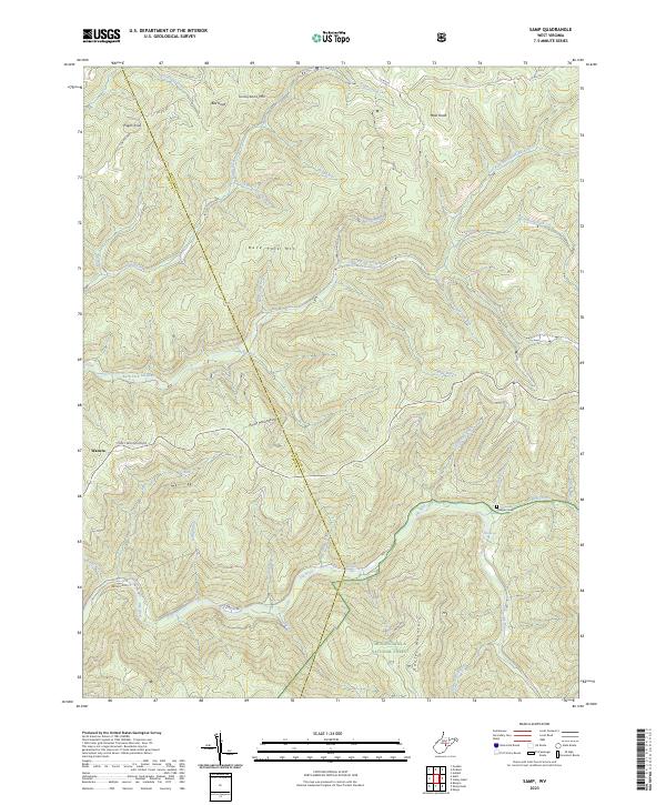 Samp, WV — USGS 7.5-minute topo (2023)
