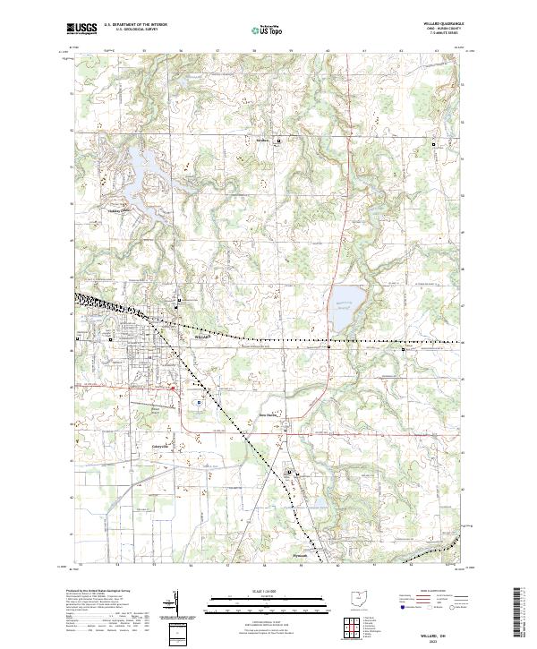 Willard, OH — USGS 7.5-minute topo (2023)