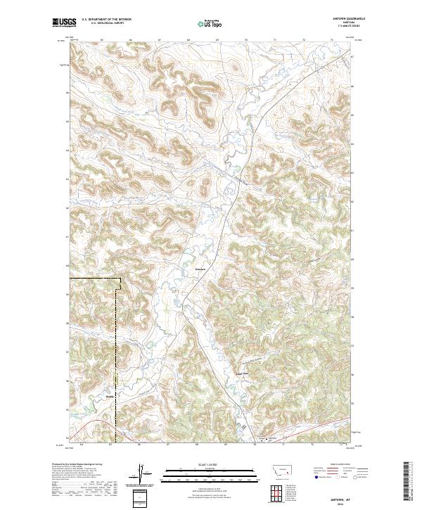 Jimtown, MT — USGS 7.5-minute topo (2024)
