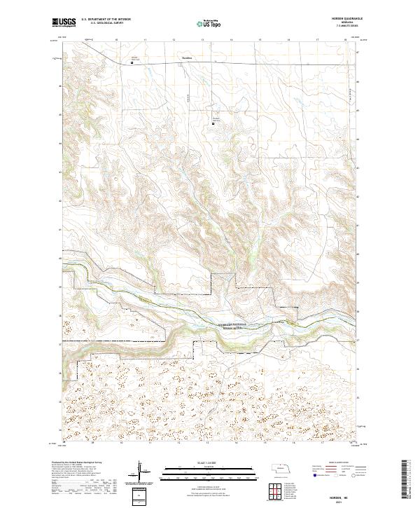 Norden, NE — USGS 7.5-minute topo (2021)