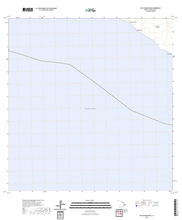 Puu Kahakahakea, HI — USGS 7.5-minute topo (2024)