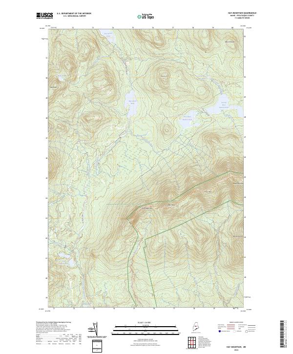 Hay Mountain, ME — USGS 7.5-minute topo (2024)