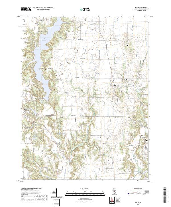 Butler, IL — USGS 7.5-minute topo (2024)