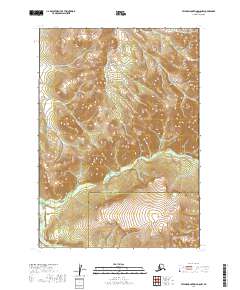 Taylor Mountains D-8 NW, AK — USGS 7.5-minute topo (2019)