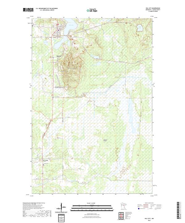 Hill City, MN — USGS 7.5-minute topo (2022)