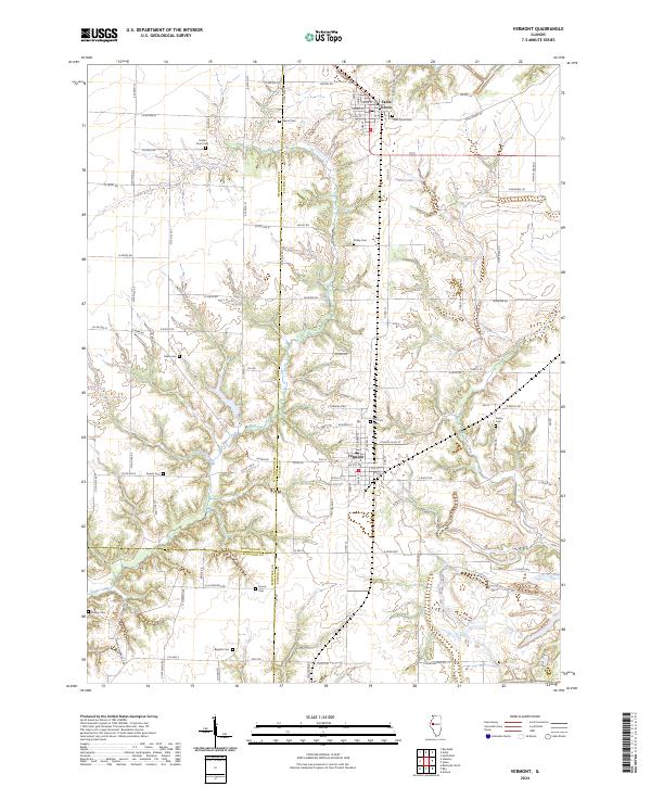 Vermont, IL — USGS 7.5-minute topo (2024)