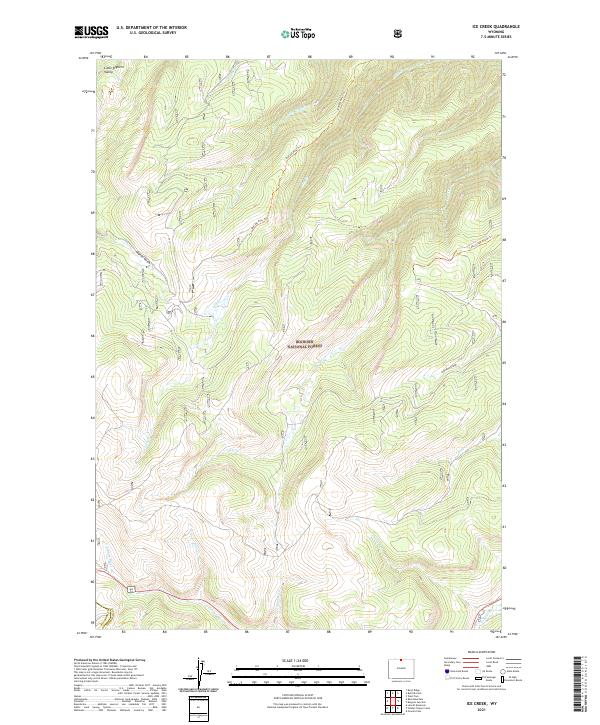 Ice Creek, WY — USGS 7.5-minute topo (2021)