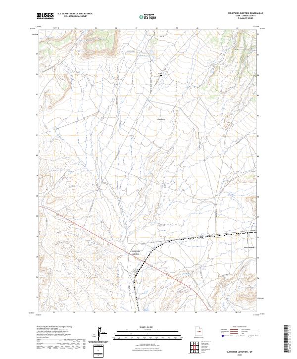 Sunnyside Junction, UT — USGS 7.5-minute topo (2023)