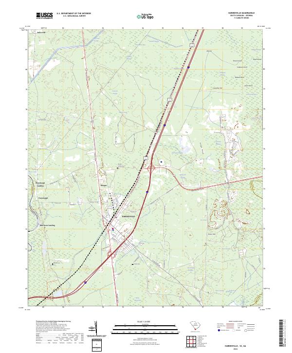 Hardeeville, SC-GA — USGS 7.5-minute topo (2024)