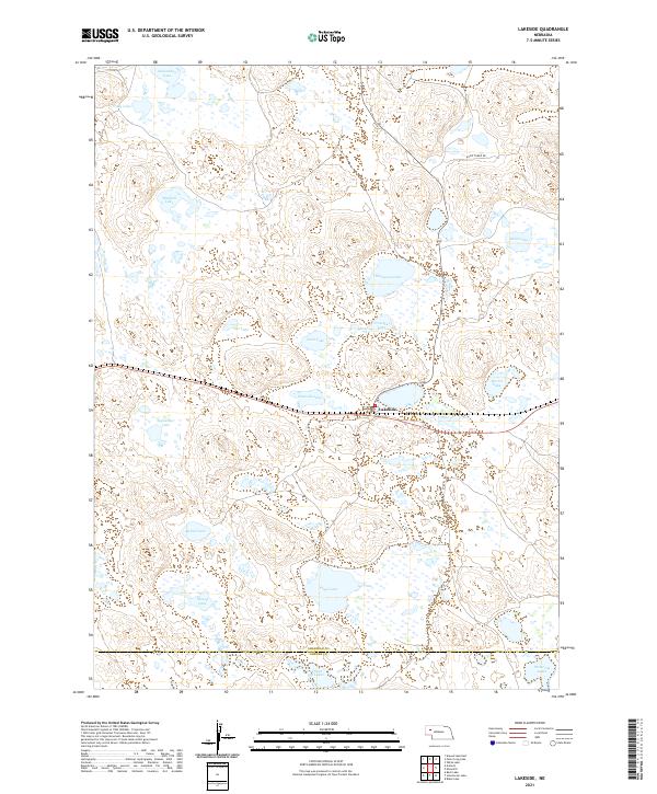 Lakeside, NE — USGS 7.5-minute topo (2021)