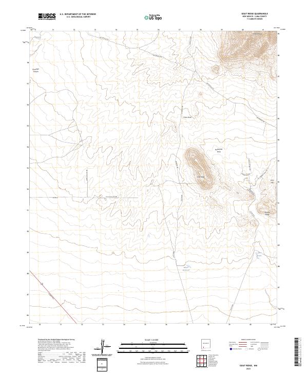 Goat Ridge, NM — USGS 7.5-minute topo (2023)