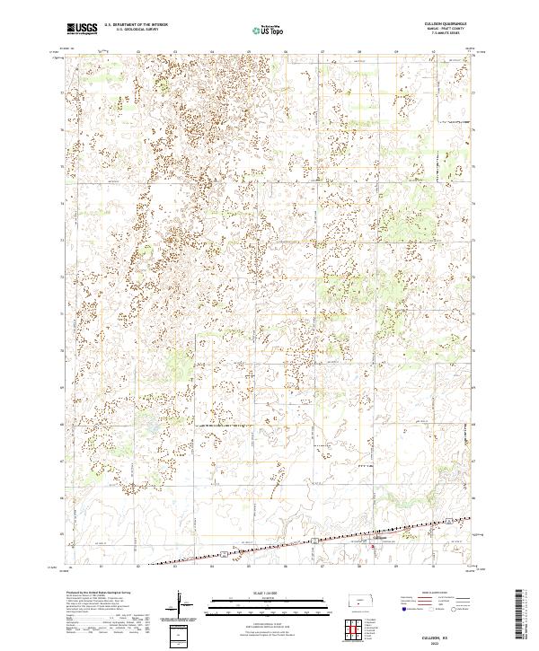 Cullison, KS — USGS 7.5-minute topo (2022)