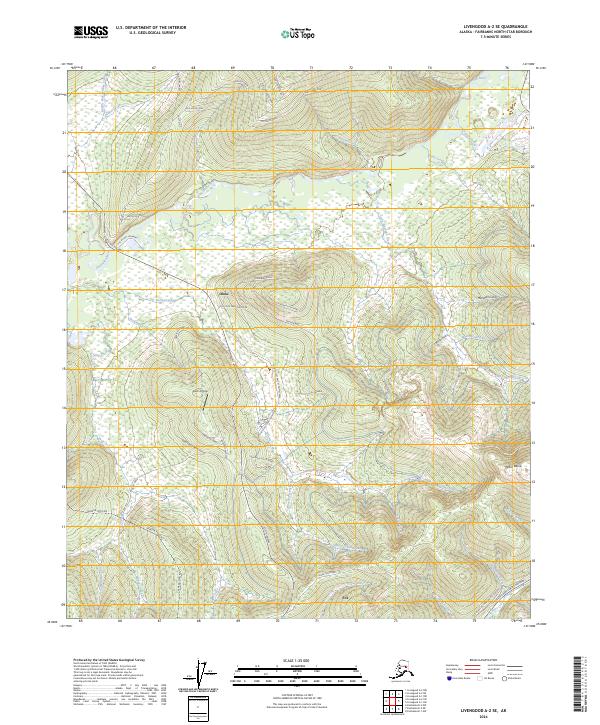 Livengood A-2 SE, AK — USGS 7.5-minute topo (2024)