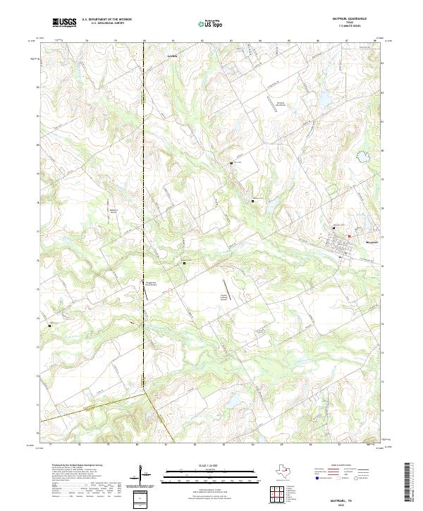 Maypearl, TX — USGS 7.5-minute topo (2022)