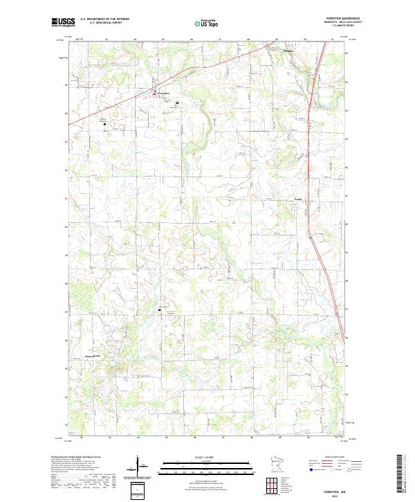 Foreston, MN — USGS 7.5-minute topo (2022)