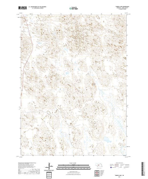 Tarbox Lake, NE — USGS 7.5-minute topo (2021)