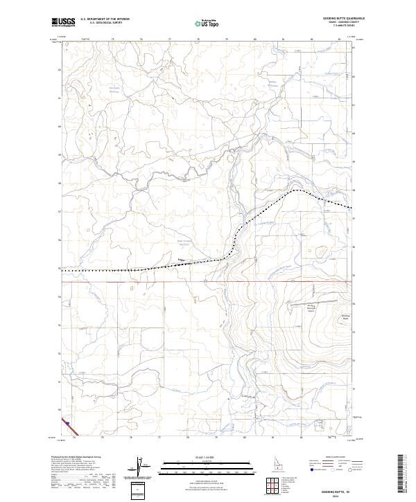 Gooding Butte, ID — USGS 7.5-minute topo (2024)