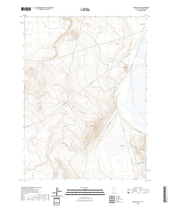 Peplin Flats, UT — USGS 7.5-minute topo (2023)