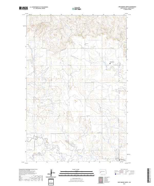 New Hradec North, ND — USGS 7.5-minute topo (2024)