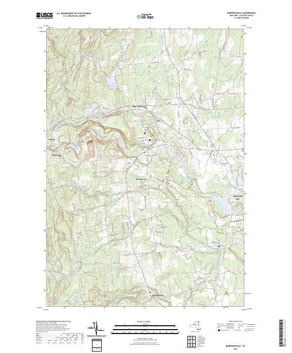 Morrisonville, NY — USGS 7.5-minute topo (2023)