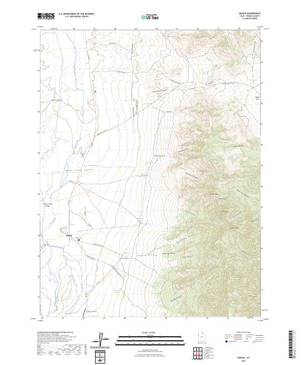 Ibapah, UT — USGS 7.5-minute topo (2023)