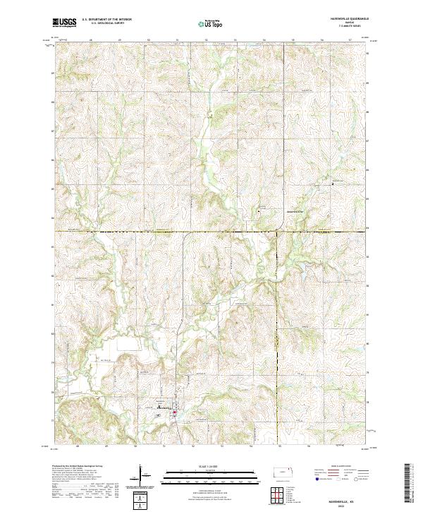 Havensville, KS — USGS 7.5-minute topo (2022)