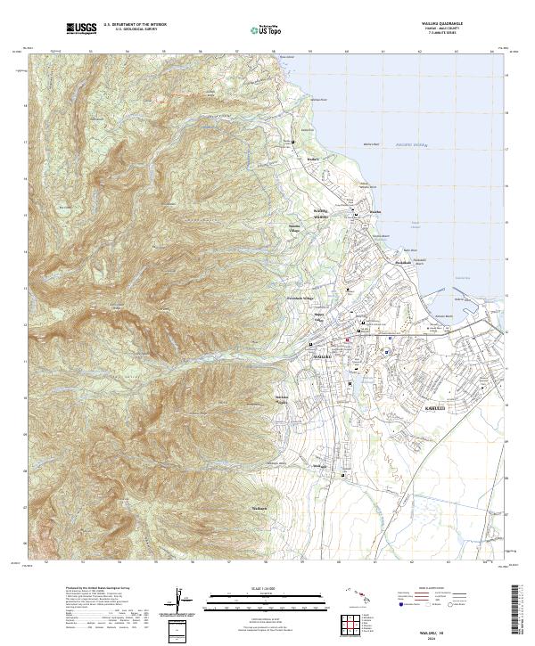 Wailuku, HI — USGS 7.5-minute topo (2024)