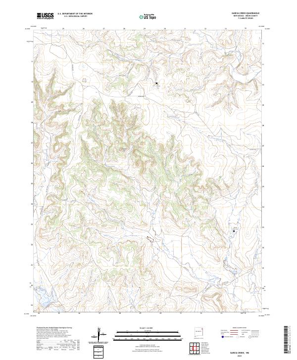 Garcia Creek, NM — USGS 7.5-minute topo (2023)