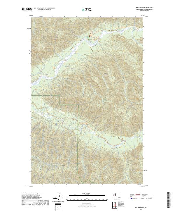 Owl Mountain, WA — USGS 7.5-minute topo (2023)