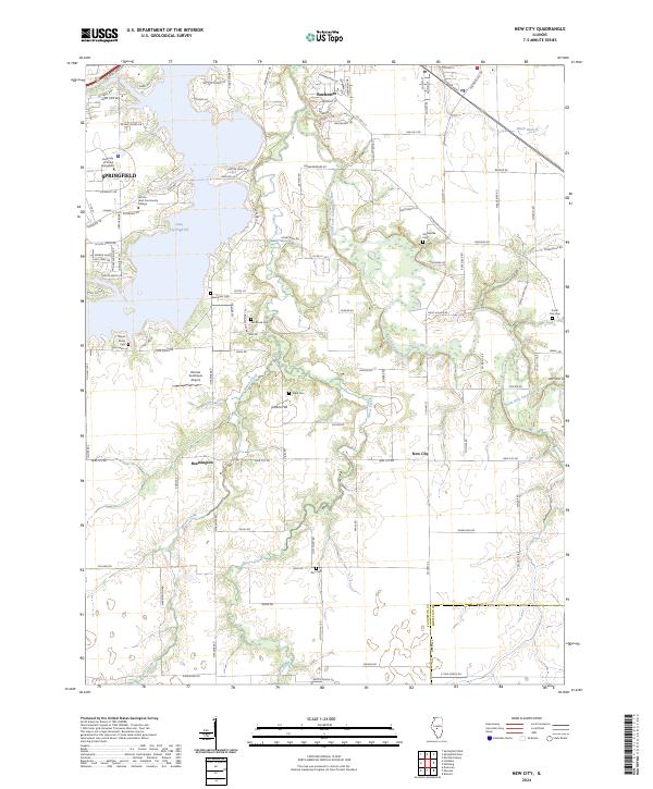 New City, IL — USGS 7.5-minute topo (2024)